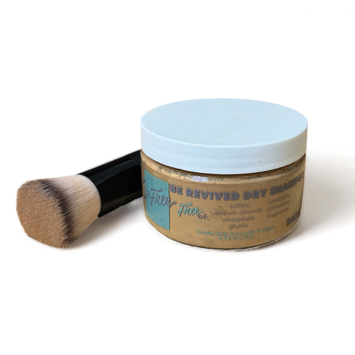 Be Revived Dark Dry Shampoo Starter Set with Brush