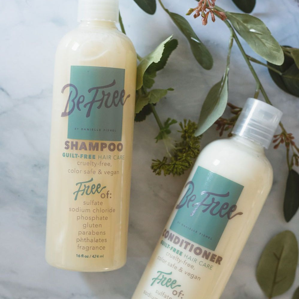 BE FREE 16oz SHAMPOO & CONDITIONER COMBO