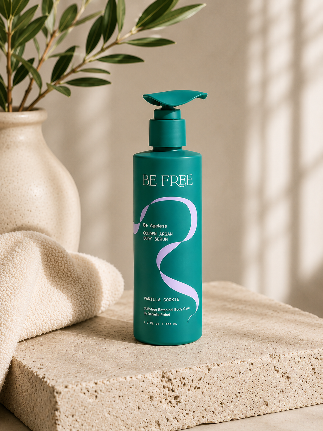 Be Ageless Golden Argan Body Serum - Vanilla Cookie