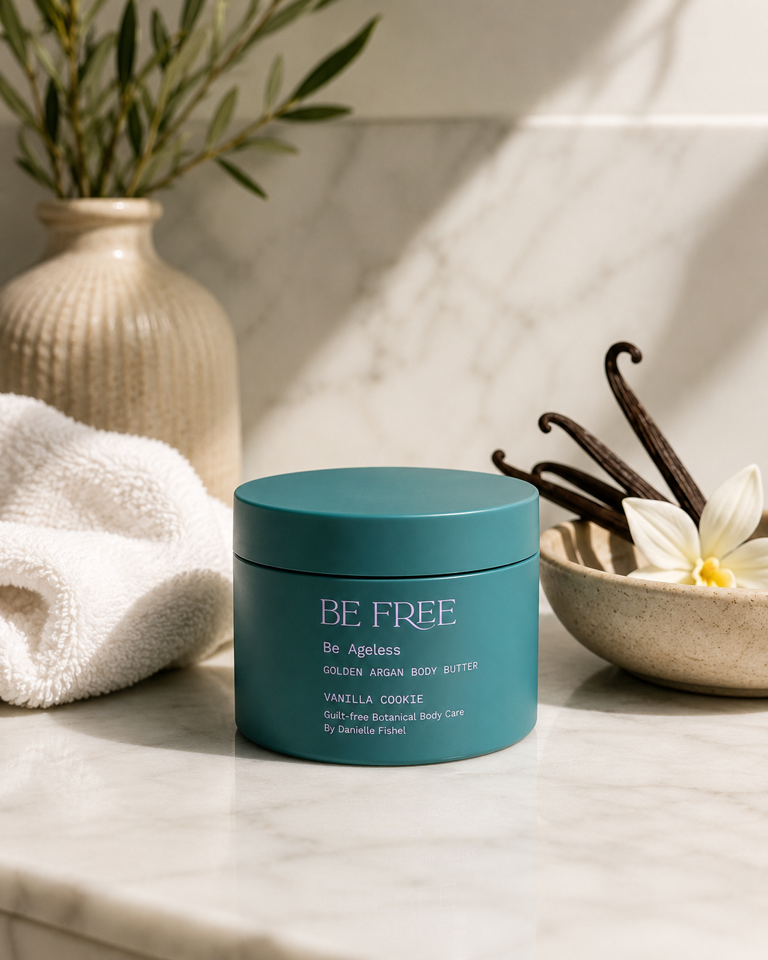 Be Ageless Golden Argan Body Butter  - Vanilla Cookie