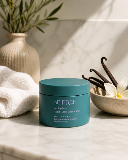 Be Ageless Golden Argan Body Butter  - Vanilla Cookie