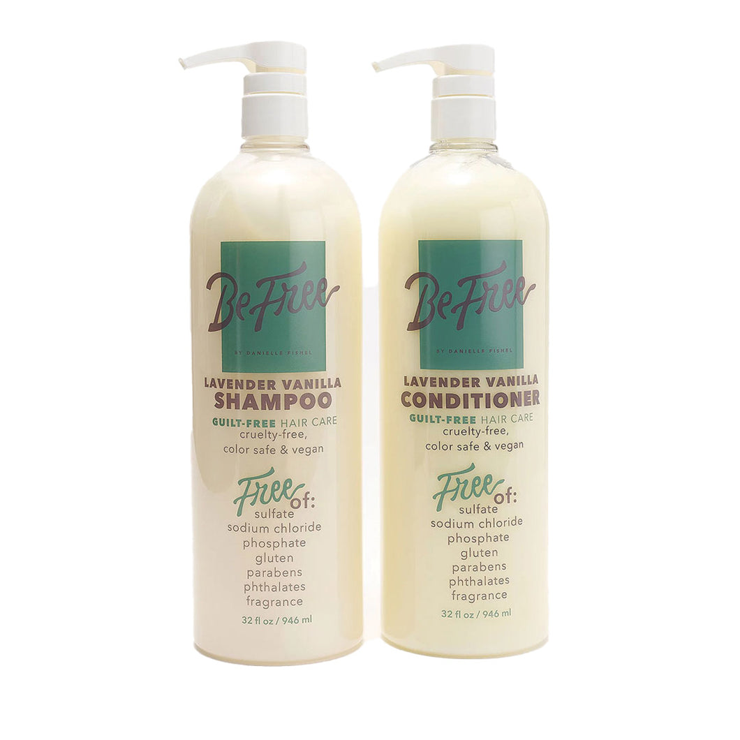 MEGA 32oz SHAMPOO AND CONDITIONER COMBO - LAVENDER VANILLA