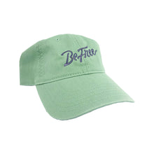 Load image into Gallery viewer, BE FREE. BE HAPPY. MINT BASEBALL CAP