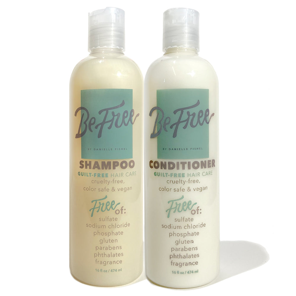 BE FREE 16oz SHAMPOO CONDITIONER COMBO Be Free By Danielle Fishel   ShampooConditioner16 1200x1200 